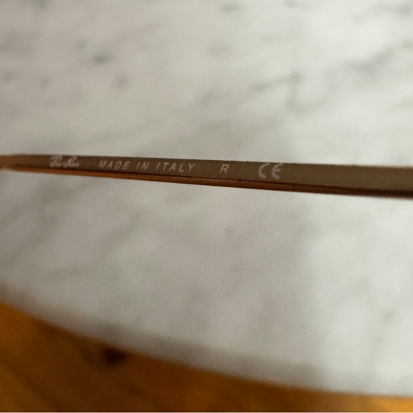 Ray-Ban Gold Metal Round Sunglasses RB3447 112/51 Brown Gradient lenses 50mm - Picture 6 of 15